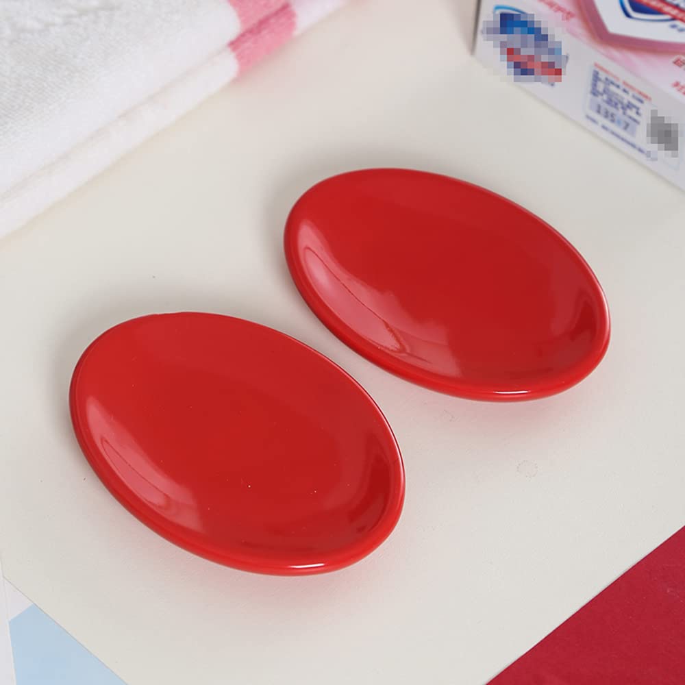 Red Ceramic Soap Dish - From Where - 