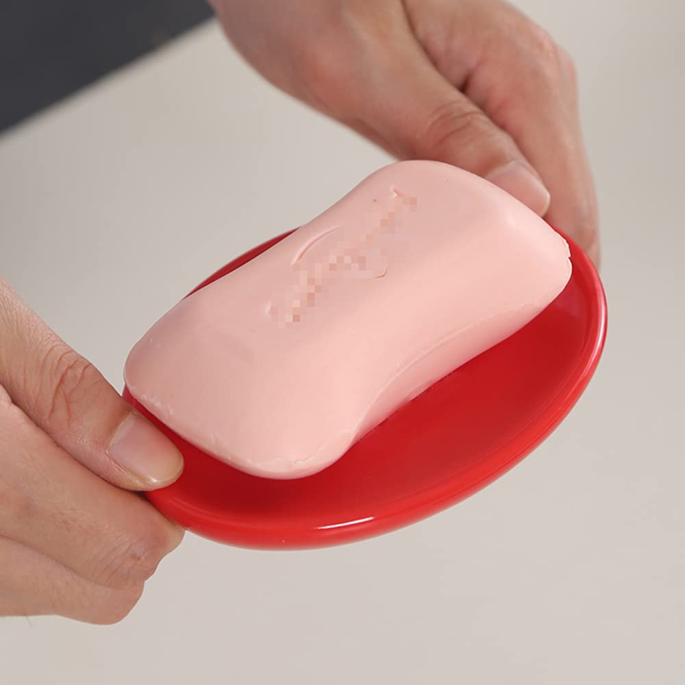 Red Ceramic Soap Dish - From Where - 