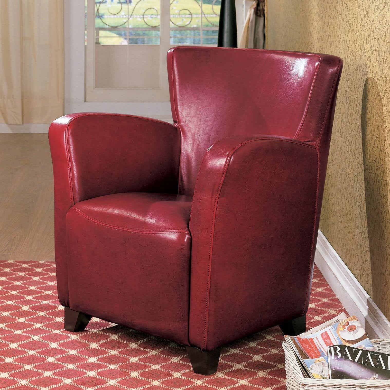 Red Coaster Accent Chair - From Where - 