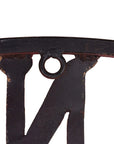 Red Metal Compass Wall Décor - From Where - 
