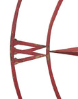 Red Metal Compass Wall Décor - From Where - 