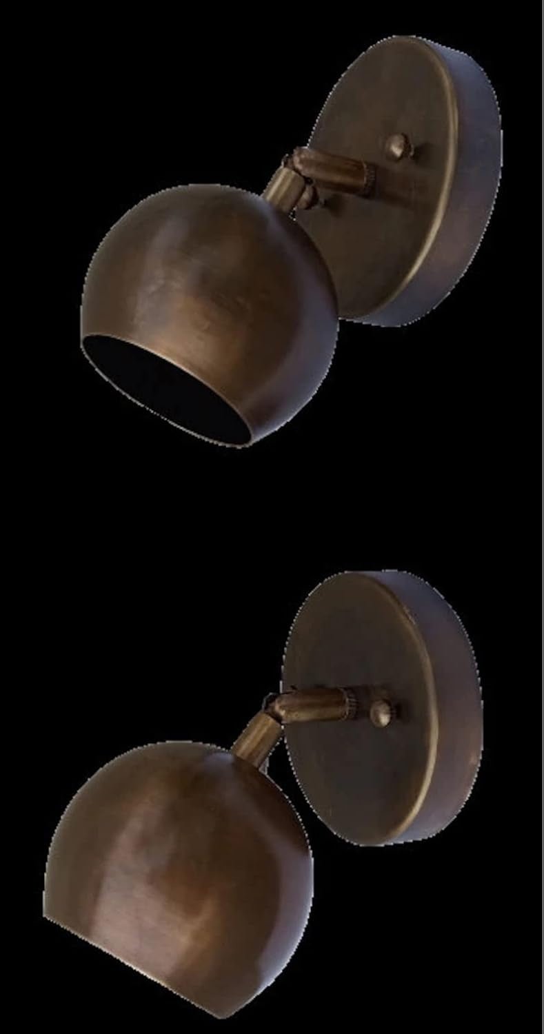 Regal Nauticaz Antique Finish Pair of Modern Italian Eye Balls - From Where - 