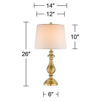 Regency Hill Traditional Table Lamp - From Where - 