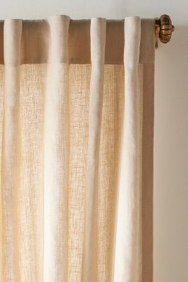 Relaxed Linen Curtain - From Where - 