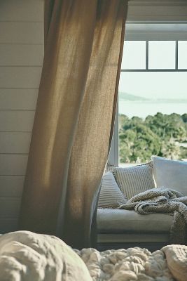 Relaxed Linen Curtain - From Where - 