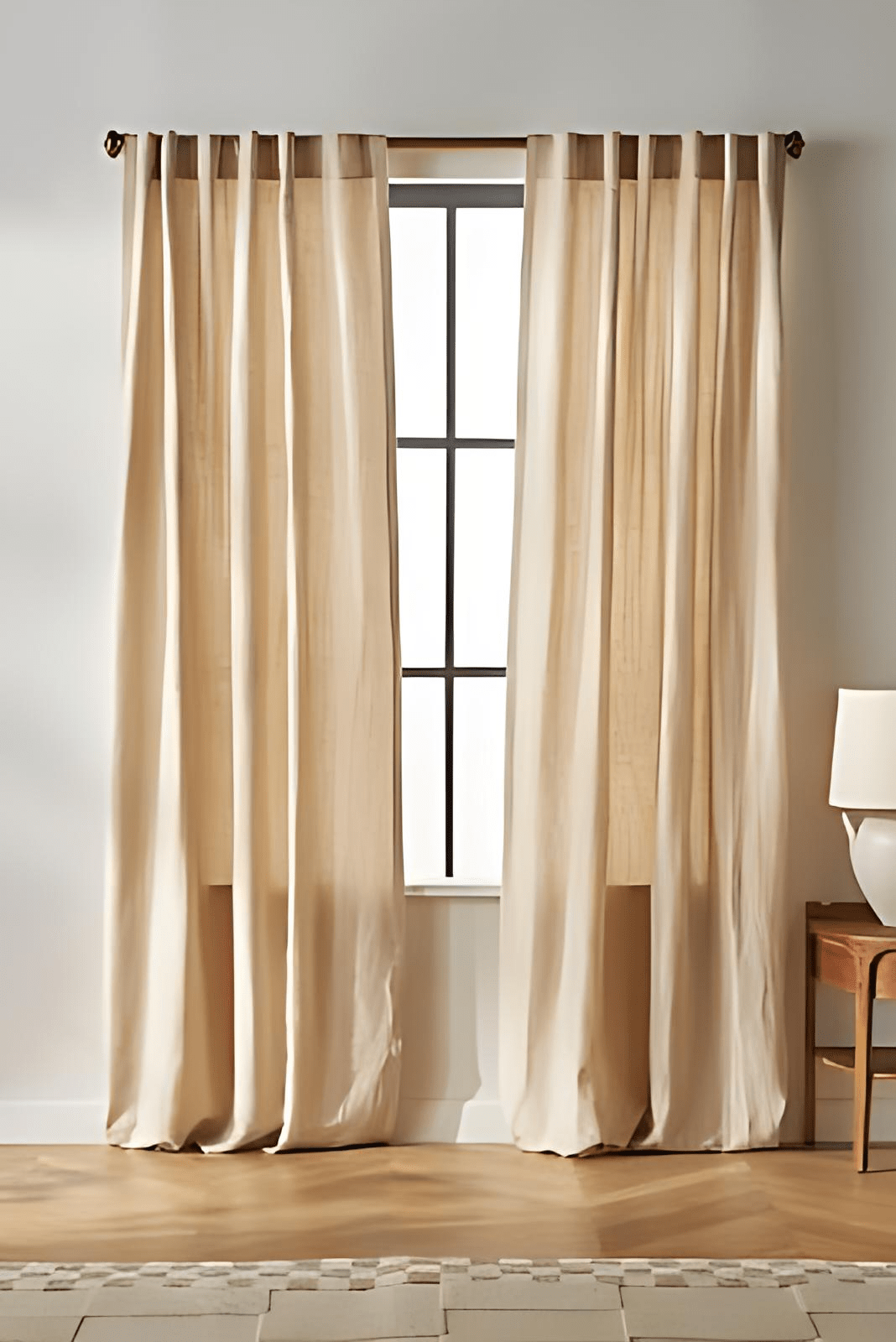 Relaxed Linen Curtain - From Where - 