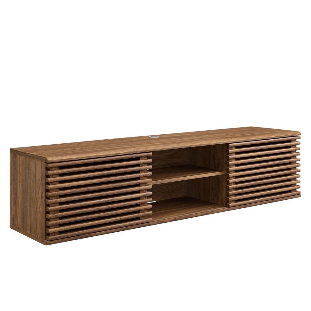 Render Wall - Mount Media Console TV Stand - From Where - 