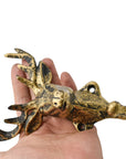 Retro Brass Deer Head Hooks - From Where - 