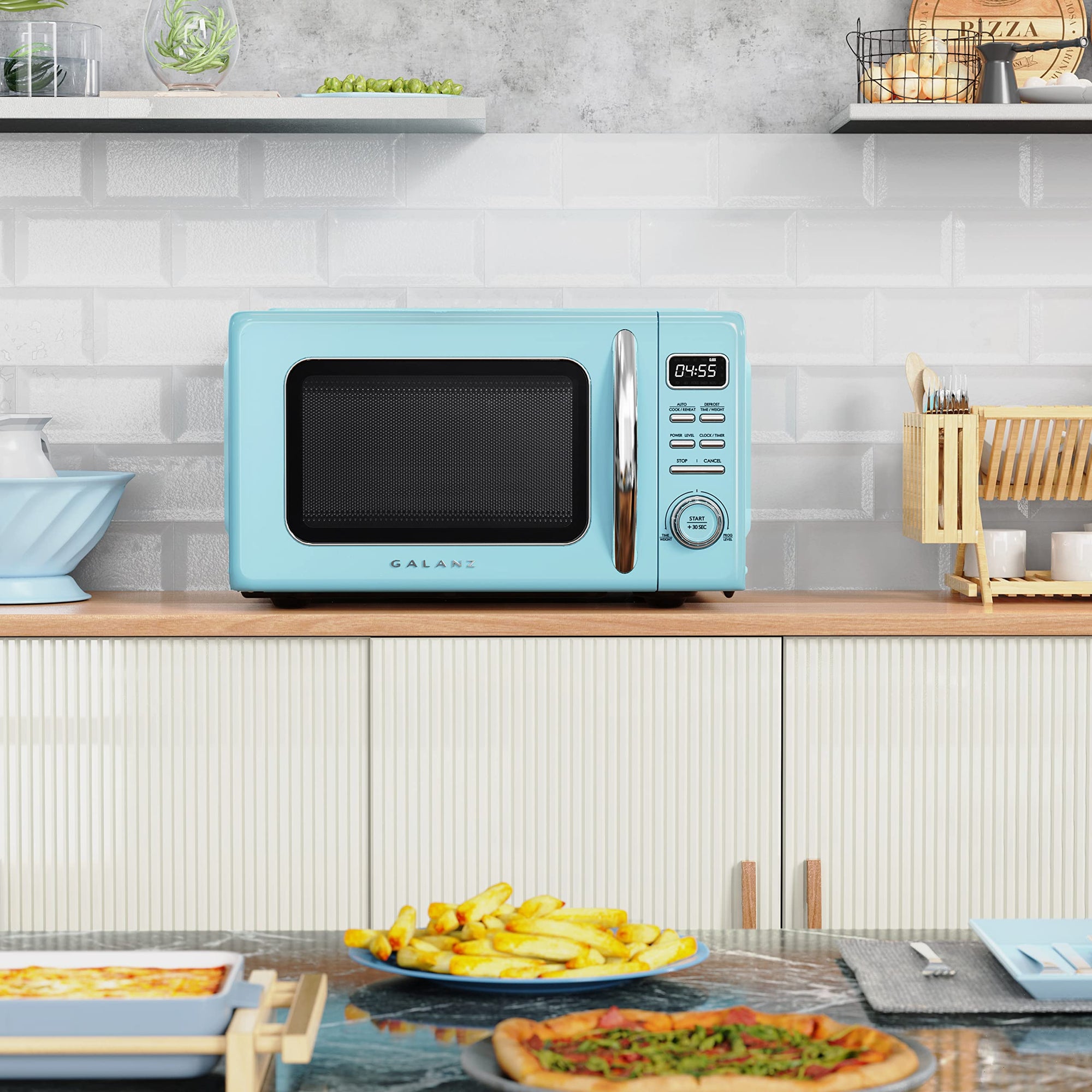 Retro Countertop Microwave Oven - From Where - 