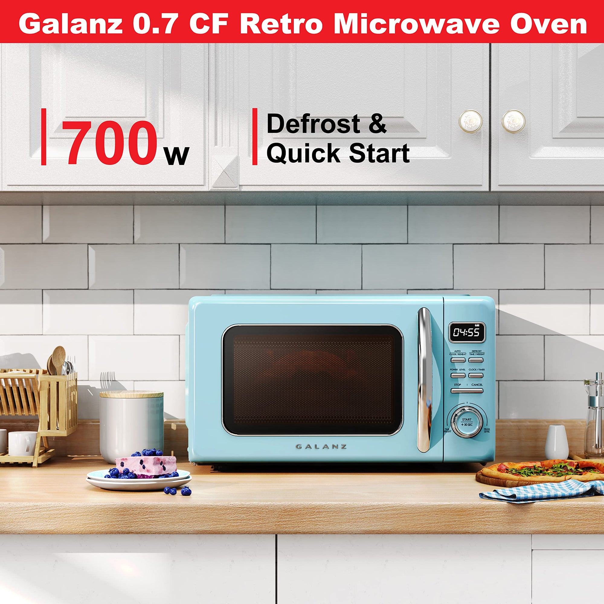 Retro Countertop Microwave Oven - From Where - 