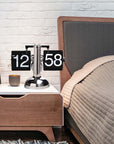 Retro Flip Down Mechanical Desk Clock - From Where - 