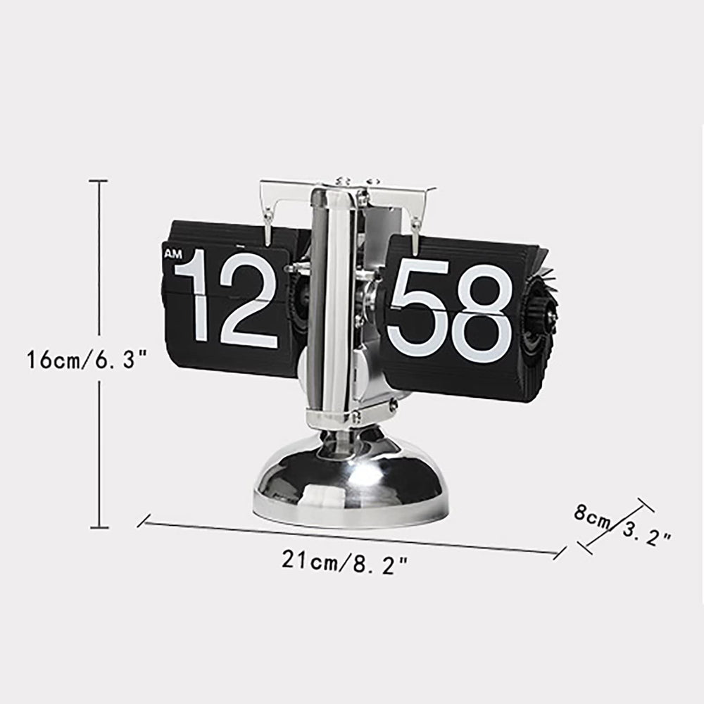 Retro Flip Down Mechanical Desk Clock - From Where - 