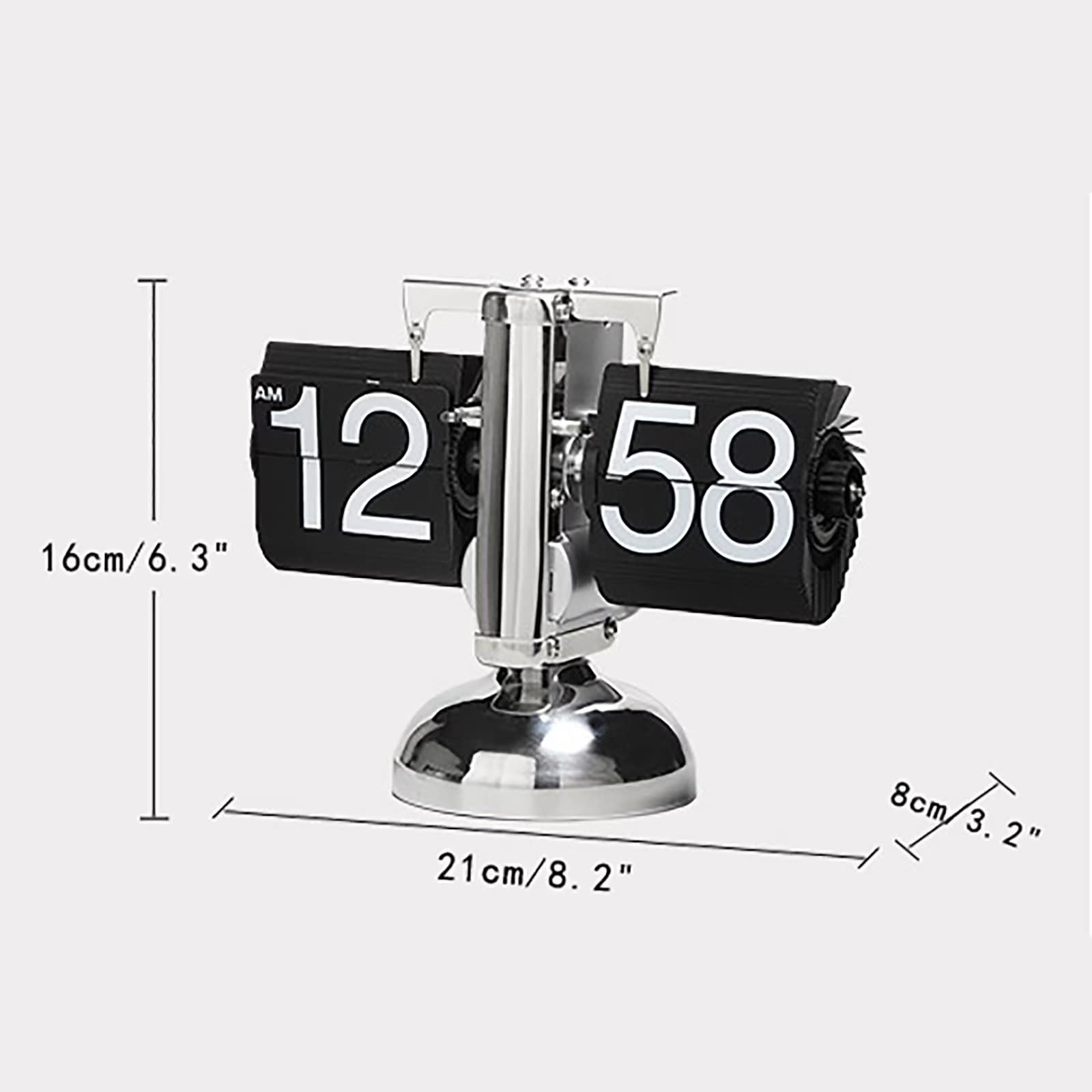 Retro Flip Down Mechanical Desk Clock - From Where - 