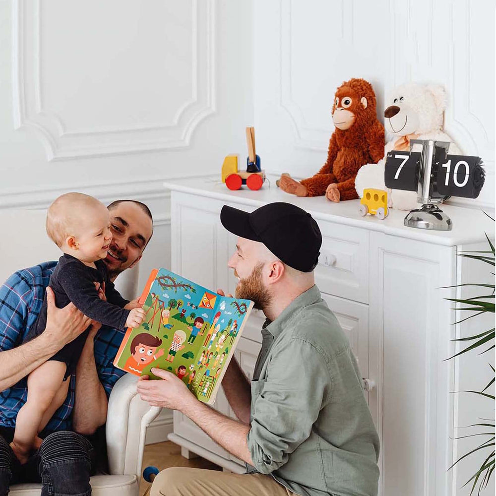 Retro Flip Down Mechanical Desk Clock - From Where - 