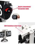 Retro Flip Down Mechanical Desk Clock - From Where - 