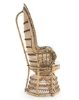 Retro Peacock Chair in Rattan - From Where - 