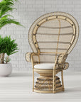 Retro Peacock Chair in Rattan - From Where - 