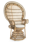 Retro Peacock Chair in Rattan - From Where - 