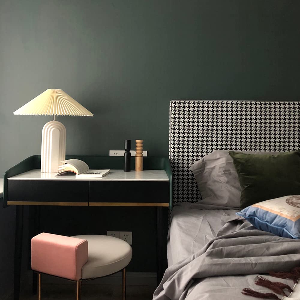 Retro Table Lamp with Fabric Lampshade - From Where - 