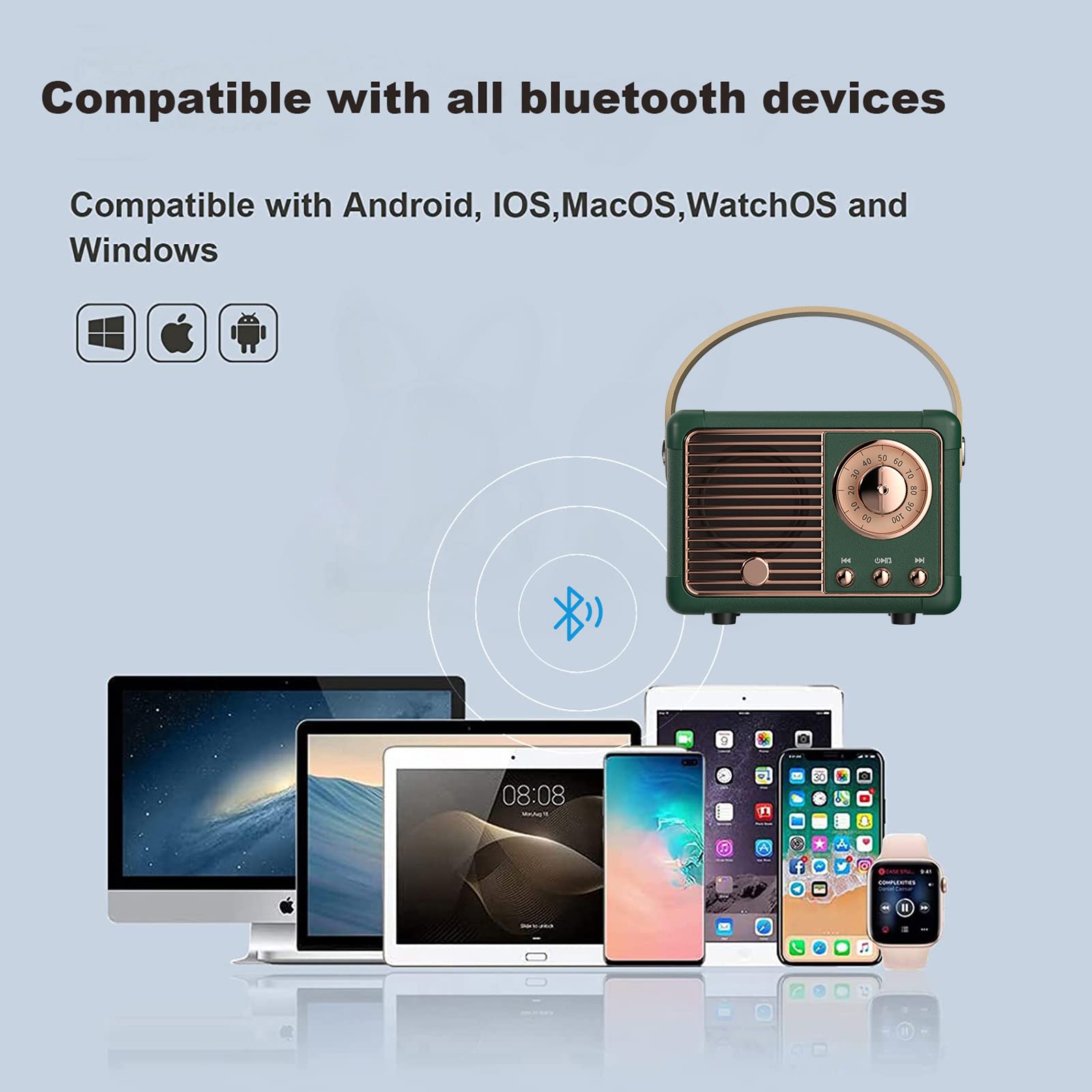 Retro Vintage Bluetooth Speaker - From Where - 