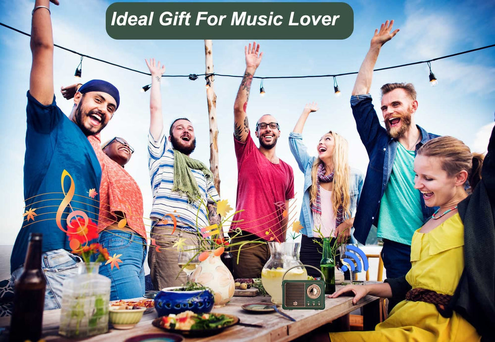 Retro Vintage Bluetooth Speaker - From Where - 