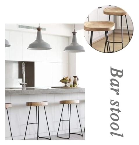 Retro Wood High Bar Stools - From Where - 