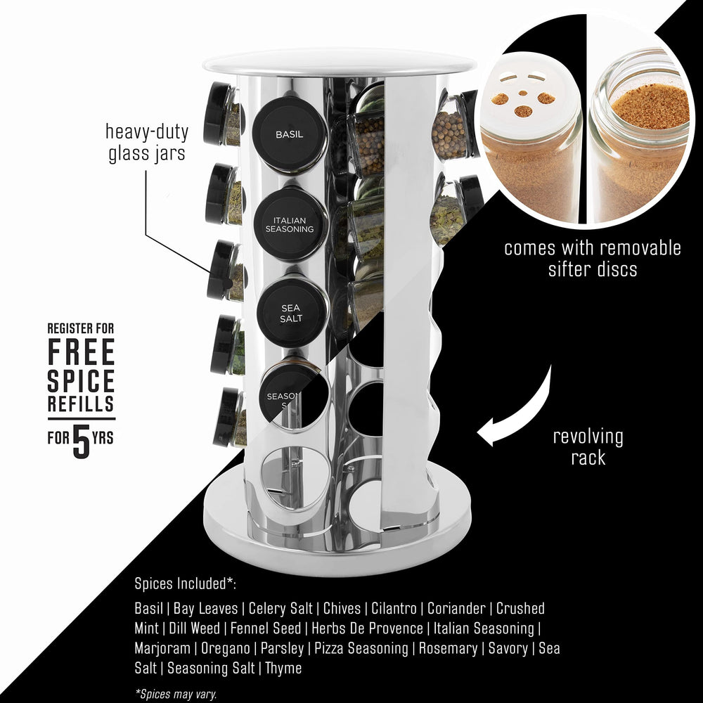 Revolving Countertop Spice Rack - From Where - 