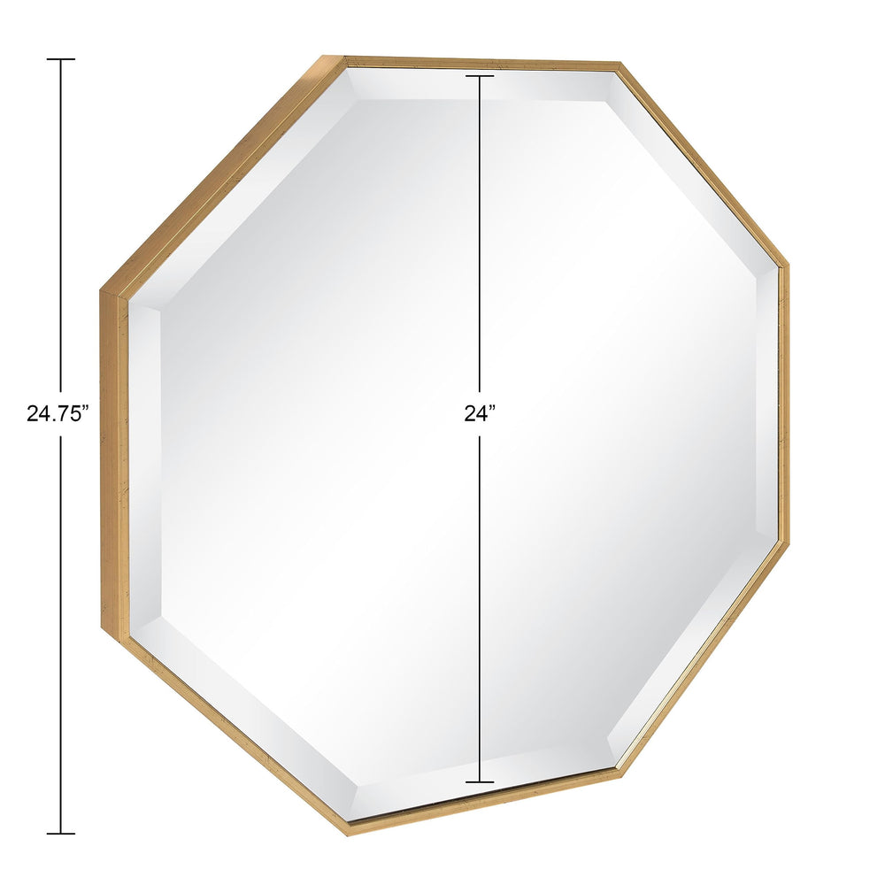 Rhodes Modern Octagon Wall Mirror - From Where - 