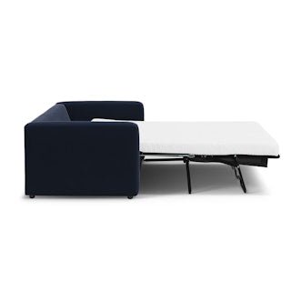 Riley 84&quot; Velvet Sofa Bed - Hale Ink - From Where - 
