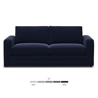 Riley 84&quot; Velvet Sofa Bed - Hale Ink - From Where - 