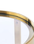Riley Gold Accent Table - From Where - 