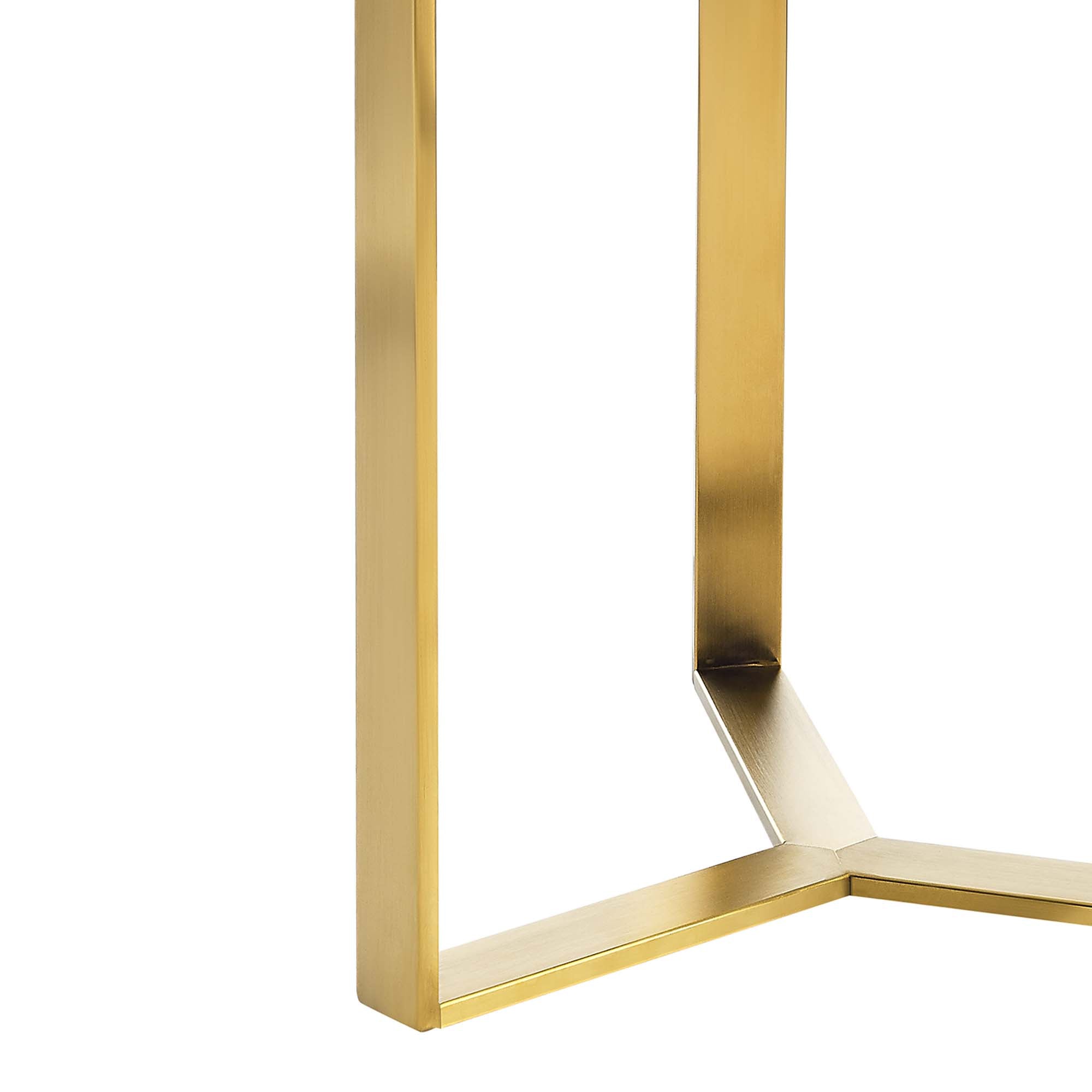 Riley Gold Accent Table - From Where - 