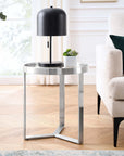 Riley Gold Accent Table - From Where - 