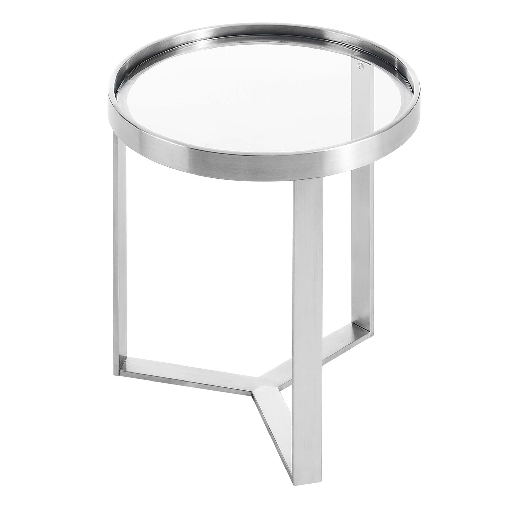 Riley Gold Accent Table - From Where - 
