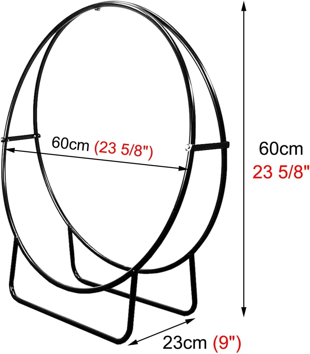 Ring Fireplace Firewood Storage Rack - From Where - 