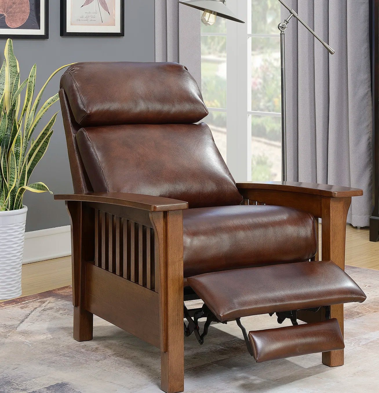 Rinker Leather Recliner - From Where - 