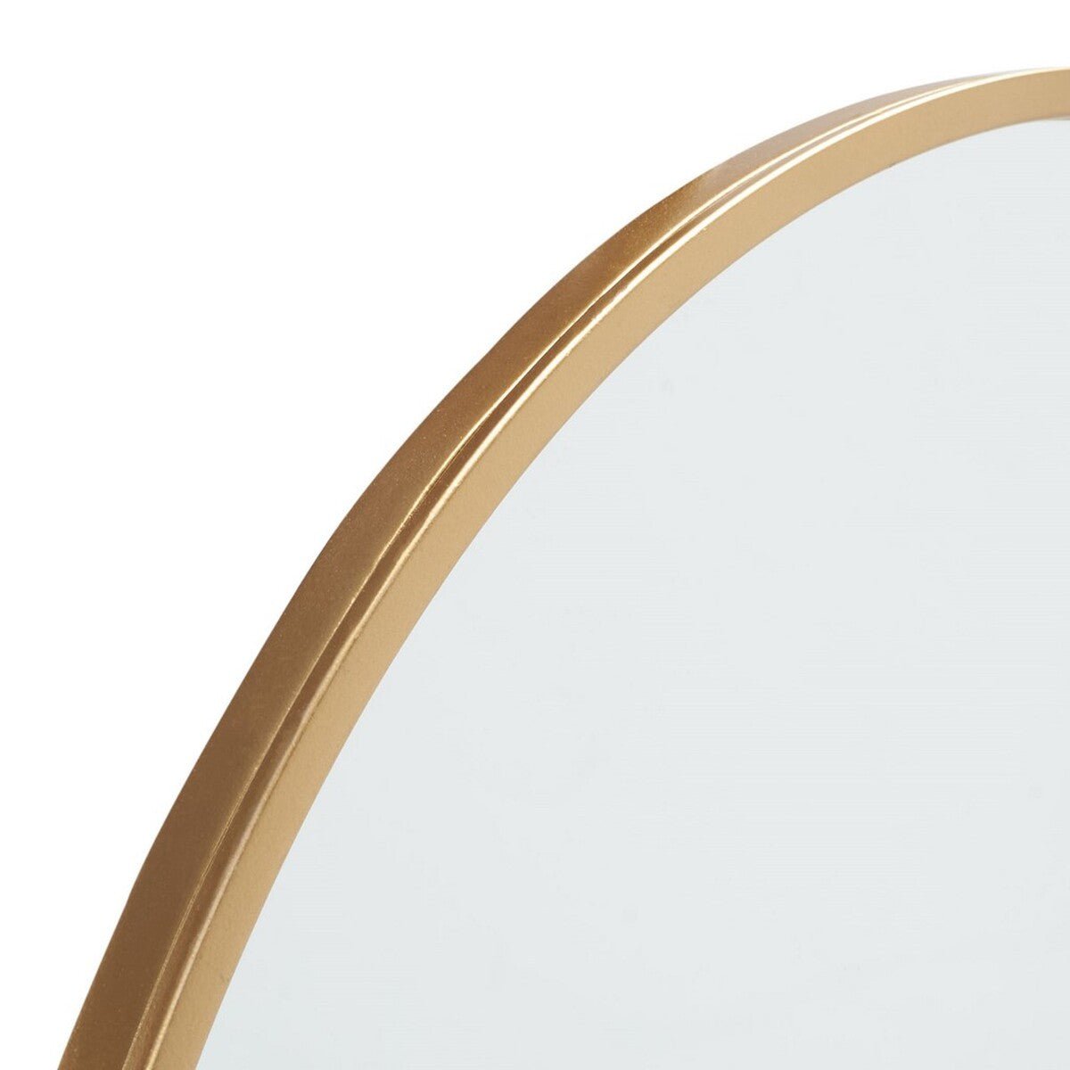 Rinlon Round Gold Mirror - From Where Finds - 