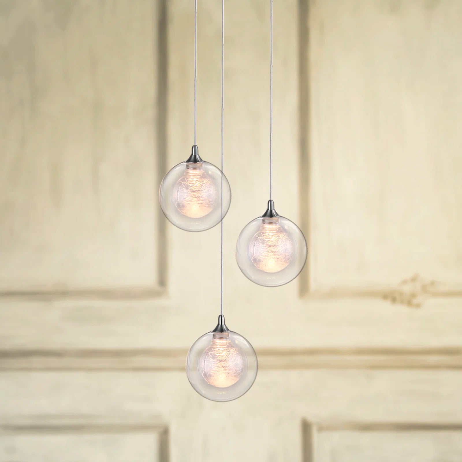 Riverdale 3 - Light Cluster Pendant - From Where - 