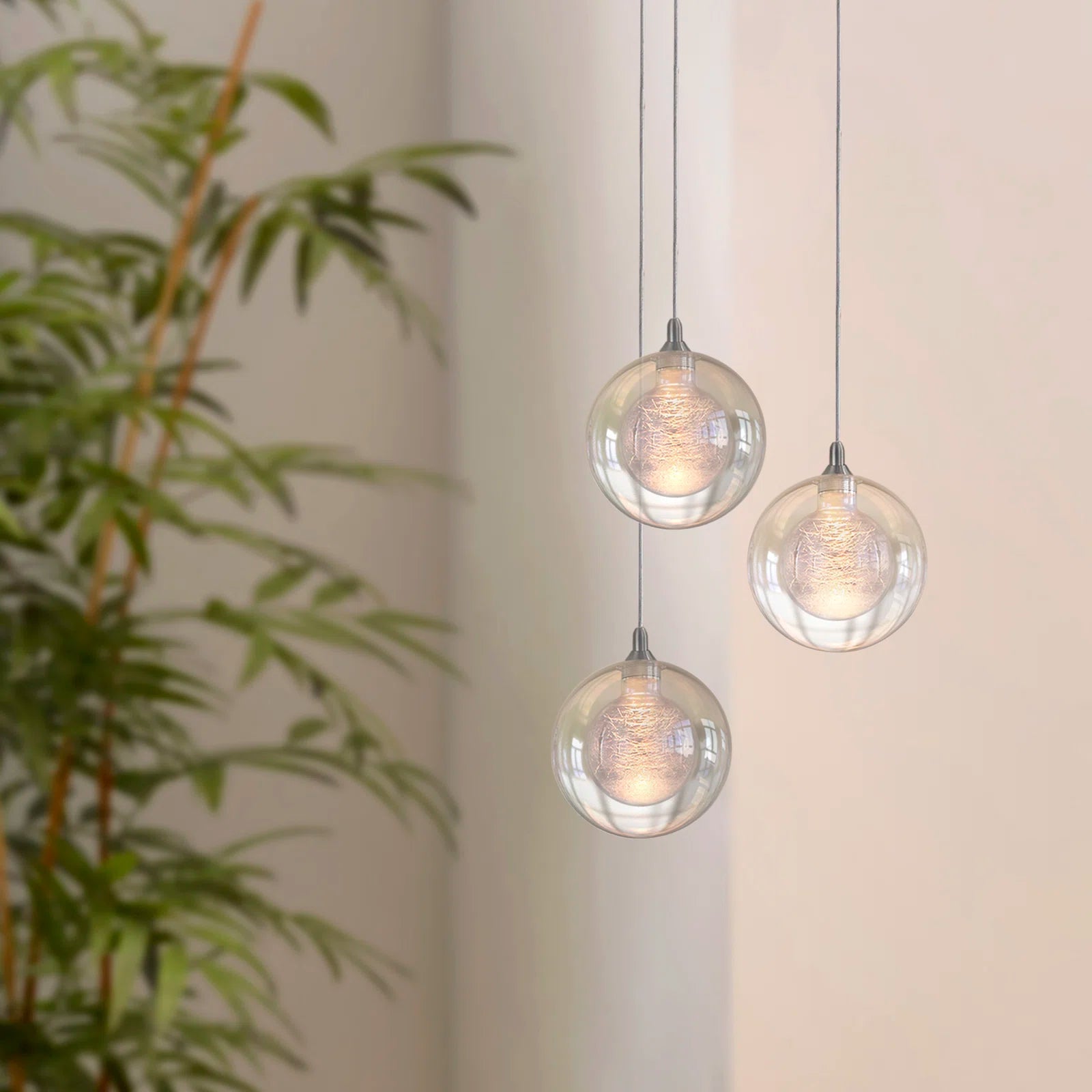 Riverdale 3 - Light Cluster Pendant - From Where - 