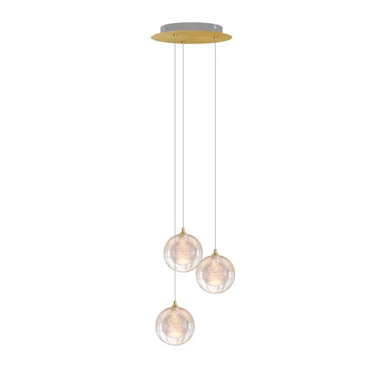Riverdale 3 - Light Cluster Pendant - From Where - 