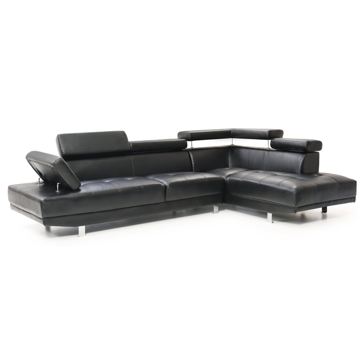 Riveredge Faux Leather Sectional - From Where - 