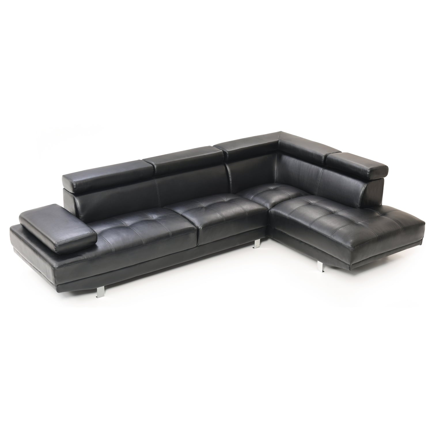 Riveredge Faux Leather Sectional - From Where - 