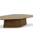 Roche Brown Ash Geometric Coffee Table - From Where Finds - 