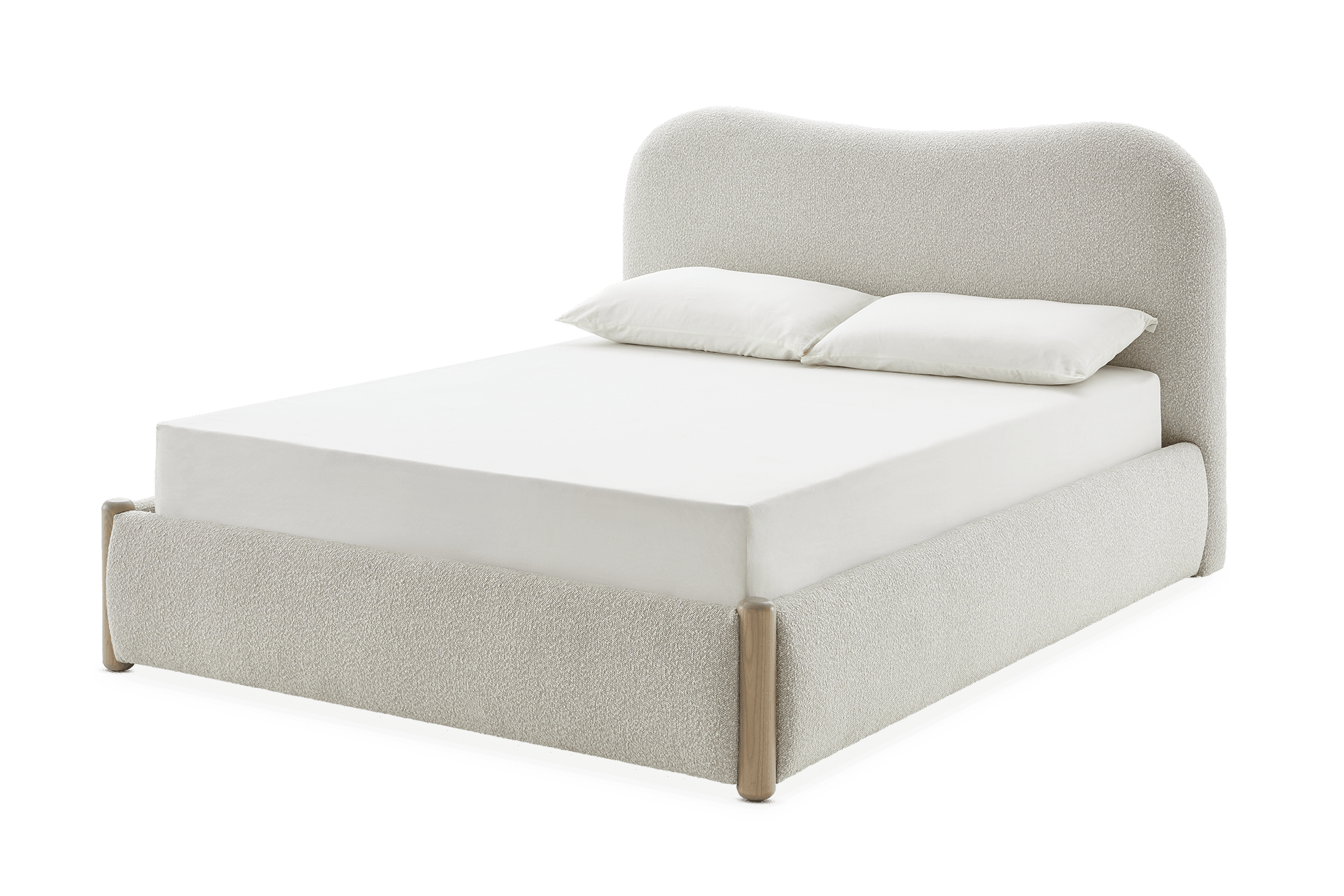 Rochelle Performance Bouclé Bed - From Where Finds -