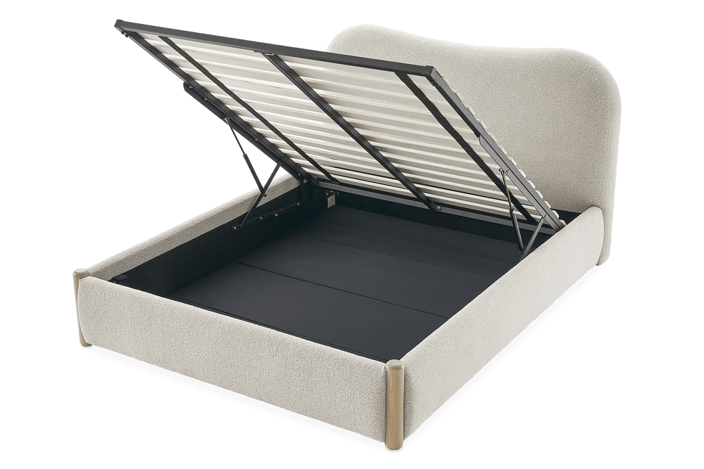 Rochelle Performance Bouclé Bed - From Where Finds -