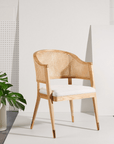 Rogue Rattan Dining Chair - From Where Finds - 