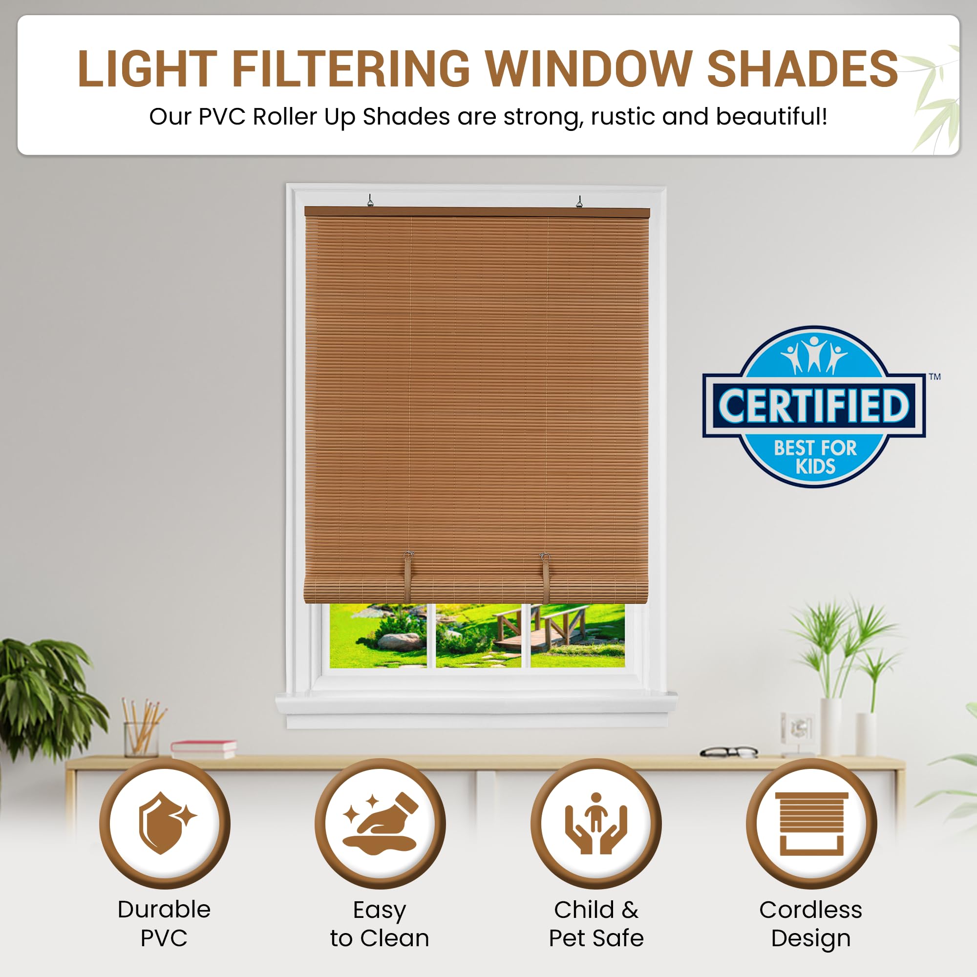 Roll - Up Roller Shades for Windows and Doors - From Where - 