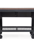 Rolling 48"W Butcher Block Top Workbench - From Where - 