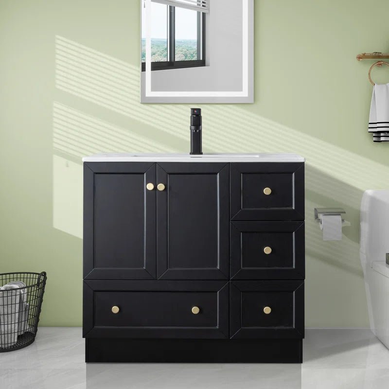 Romia 36" Vanity with Ceramic Sink - From Where - 