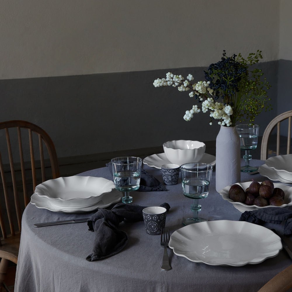 Rosa Dinner Plate (Set of 6) - From Where Finds - 